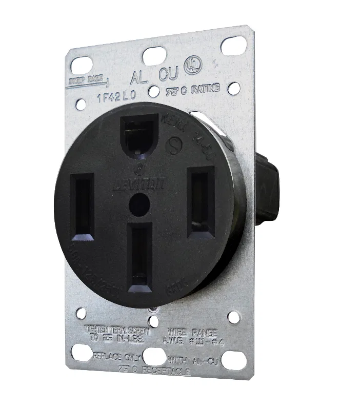 DG50VP – VALTERRA LLC Receptacle, Indoor/ Outdoor Use 2 Pole/ 3 Wire 50 Amp/ 125 Volt Or 240 Volt AC Power Non Ground...